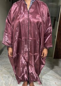Organza Maroon Abaya 🛢️