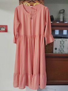 pink one piece dress