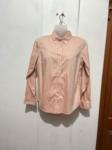 Classic Peach Button-Up Shirt