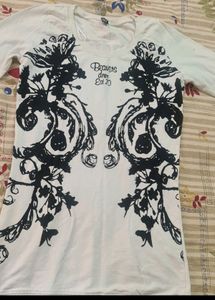 White Bodycon Top