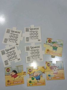 Shin Chan Puzzle Cards Lot