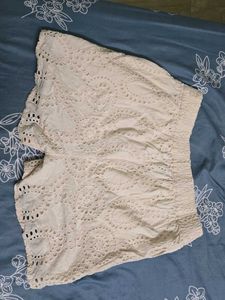 goa Eyelet Detail Shorts
