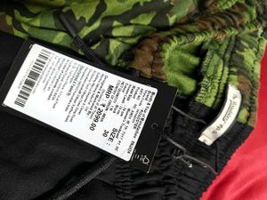 Unique Camo &amp; Black Split Pants