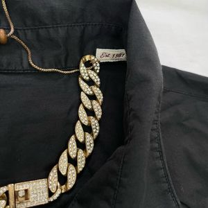 Price Drop 💧 💧 Black Fitted Y2K Shirt