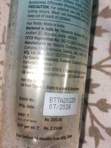 Pilgrim Korean Black Rice Rosemary Water Spray