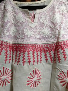 New Chikankari Embroided Kurti