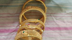 Golden Bangle Set
