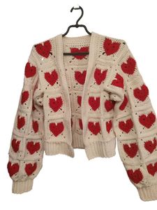 Crochet Sunflower Cardigan
