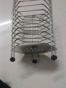Silver Utensil Holder