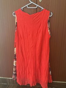 Boho Floral Print Sleeveless Kurta