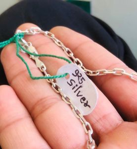 Chain Pure 925 Silver (wt:9.750g)