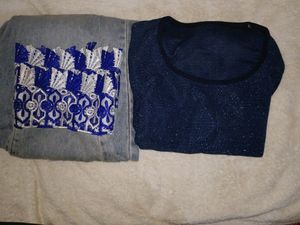 Limited Offer Beautiful Dress With Jeans Combo