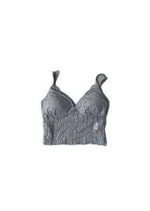 Y2K Textured Cropped Cami Top