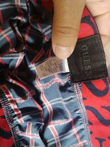 Guess Checked Design Trunks