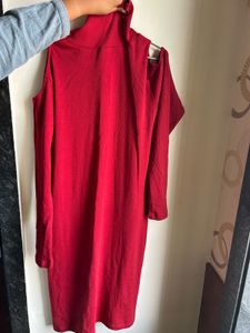 cutout sweater dress