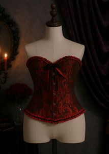 Gothic Red Princess Corset ♥️