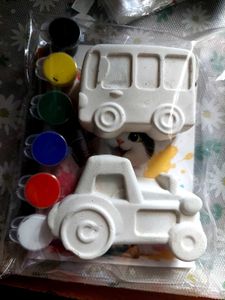 DIY Paintable Toy Set