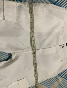 White Cargo Pants