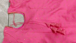 Elegant Pink Kurta Palazzo Set