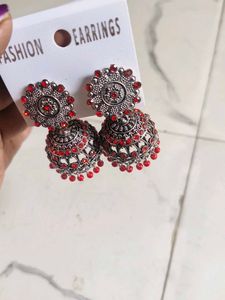 Traditional Indian Jhumka Earrings