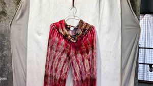3329. Vibrant Paisley Print Palazzo Pants