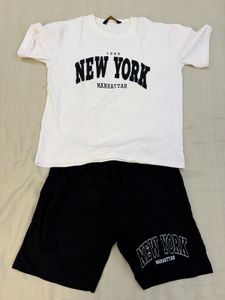 New York T-Shirt and Shorts Set