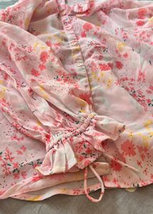 Floral Ruffle Blouse