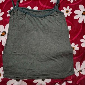 Casual Grey Tank Top