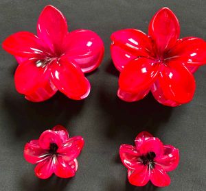 Cute Flower Hair Clips Set