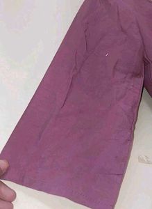 Elegant Embroidered Purple salwar suit