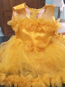 1-2 Yrs Girl Party Wear Frock