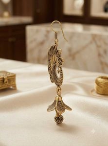 Exquisite Peacock Jhumka Earrings
