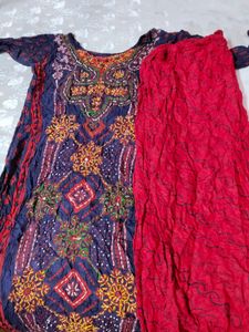 Kurta With Plaza