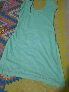 Elegant Mint Green Embroidered Kurta
