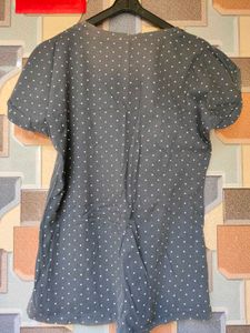 Polka Dot Short Sleeve T-Shirt