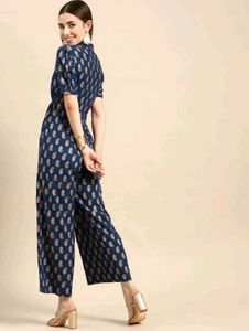 Stylish Paisley Print Jumpsuit