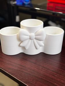 Cute Bow Makeup Brush Holder