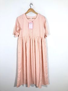 Peach Strips Kurta(Women’s)