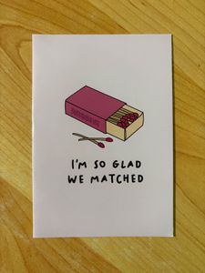 NEW Writeable Cute Pink Love Greeting Card