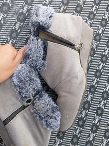 Cozy Faux Fur Lined Wedge Boots