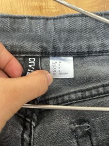 Grey Wash Denim Jeans