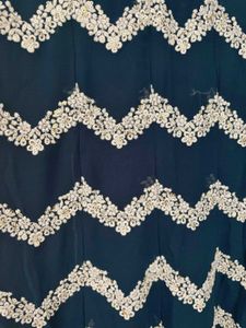 Elegant Navy Blue Sharara Set