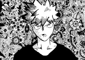 Katsuki Bakugo from My Hero Academia A4 Print