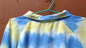 Stylish Tie-Dye Button-Up Shirt