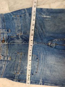 ZARA Flared Blue Denim Jeans
