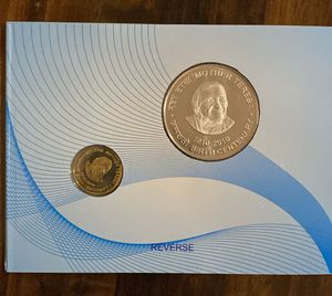 Unc Set Of 2 Coins- Mother Teresa Birth Centenary