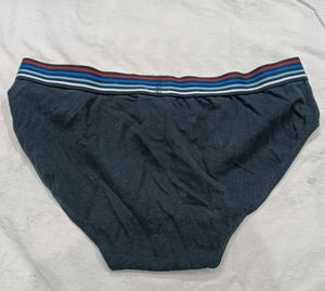 Men's Blue⭐ Briefs with Striped Waistband