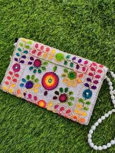 Multicolored Ethnic Sling Bag