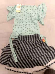 Cute Kids Top &amp; Skirt Set