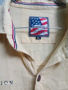 Men's Peach Casual Shirt